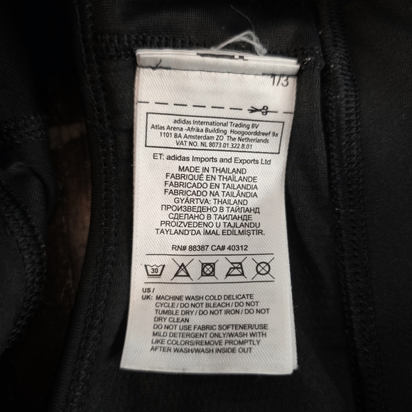 Adidas Techfit Climalite Sports Bra Metallic Logo Spellout | Size L Women - Picture 5 of 6